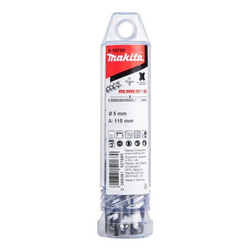 Makita NEMESIS 2 SDS+ Bohrer 5x115 5-Stück