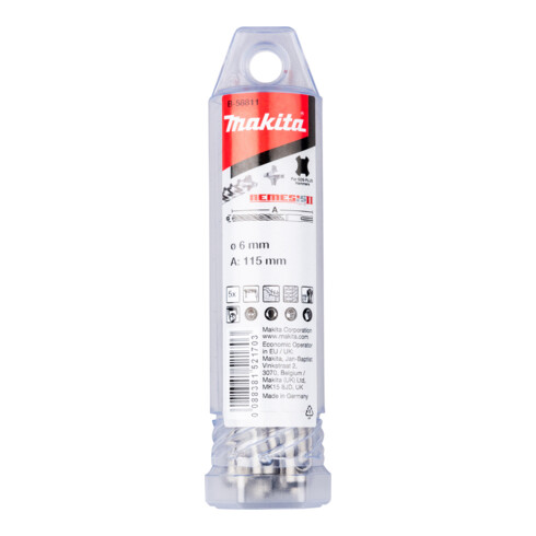 Makita NEMESIS 2 SDS+ boor 6x115 5-delig