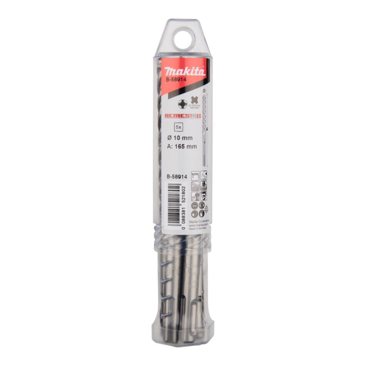 Makita NEMESIS 2 SDS+ perceuse 10x165 5-pièces
