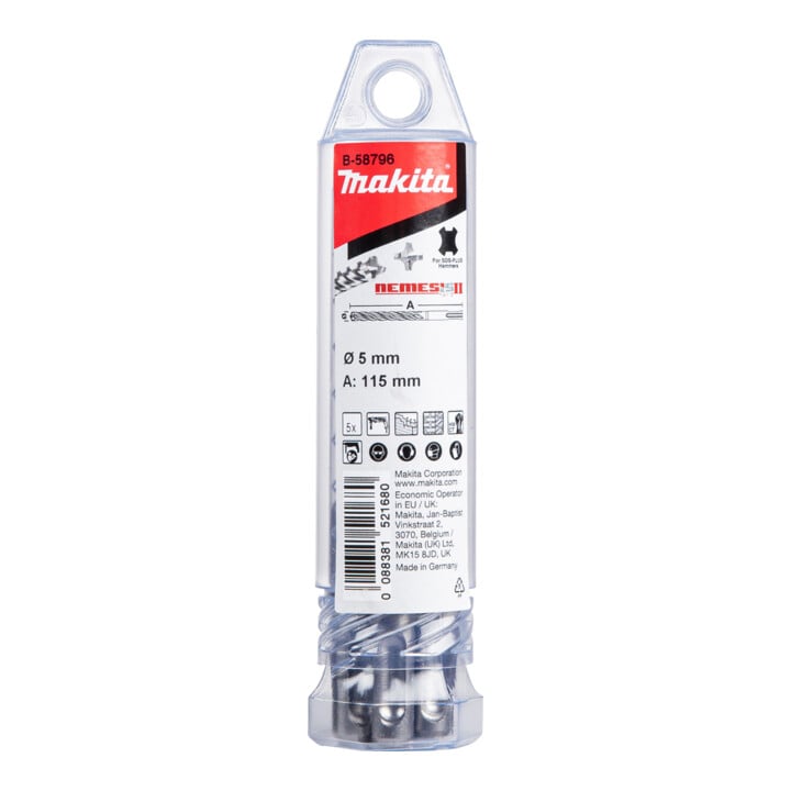 Makita NEMESIS 2 SDS+ perceuse 5x115 5-pièces