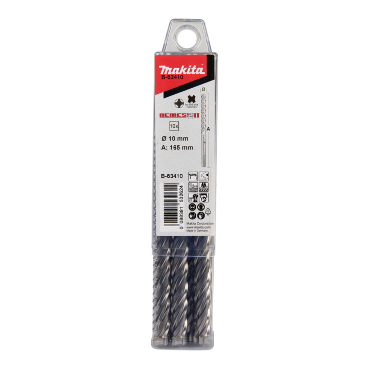 Makita NEMESIS2 SDS+ B. 10x165 10-delig