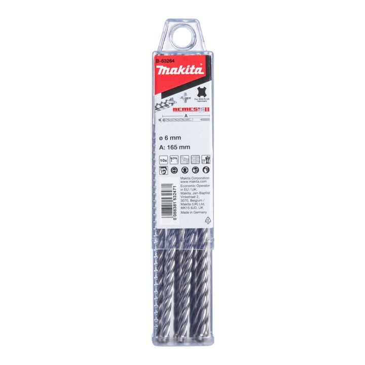 Makita NEMESIS2 SDS+ B. 6x165 10-Stück