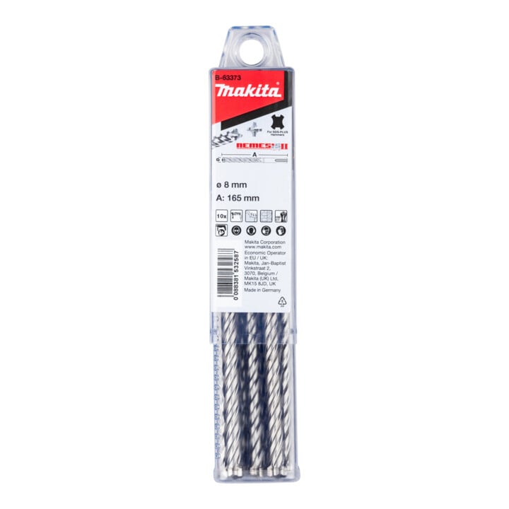 Makita NEMESIS2 SDS+ B. 8x165 10 pièces