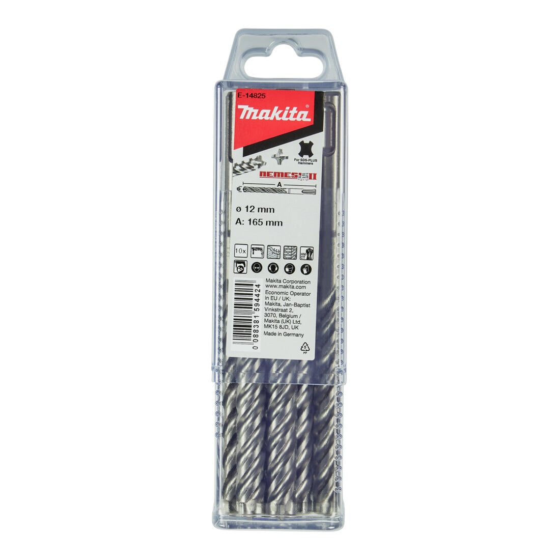 Makita NEMESIS2 SDS-PLUS Bohrer12x165