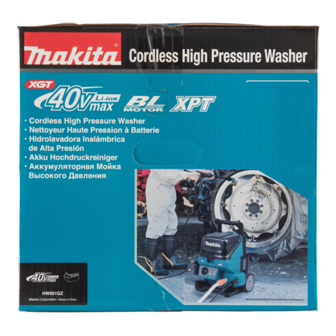 Makita Nettoyeur haute pression sans fil 40V, 115 bar, sans batterie