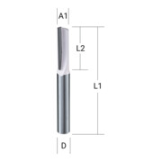 Makita Nutfräser einschneidig 6 mm-3