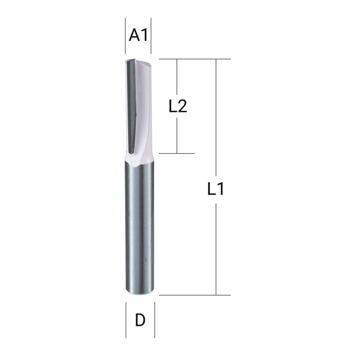 Makita Nutfräser einschneidig 6 mm
