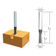 Makita Nutfräser Schaft 8 mm