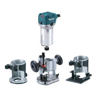 Makita Oberfräse + Trimmer RT0700CX2J