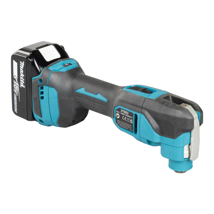 Makita Outil multifonction sans fil 18V 5,0 Ah 2 batteries Chargeur Set accessoires