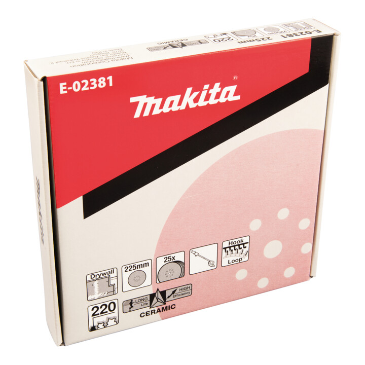 Makita Papier abrasif 225 mm K220