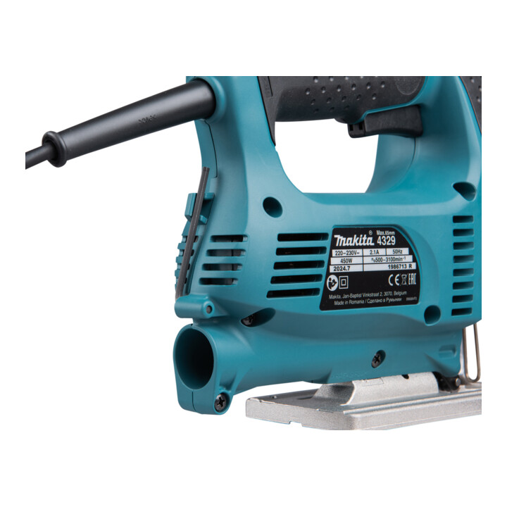 Makita pendeldecoupeerzaag 4329J + MAKPAC