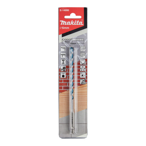 Makita Perceuse multifonction 1/4" 6x150mm