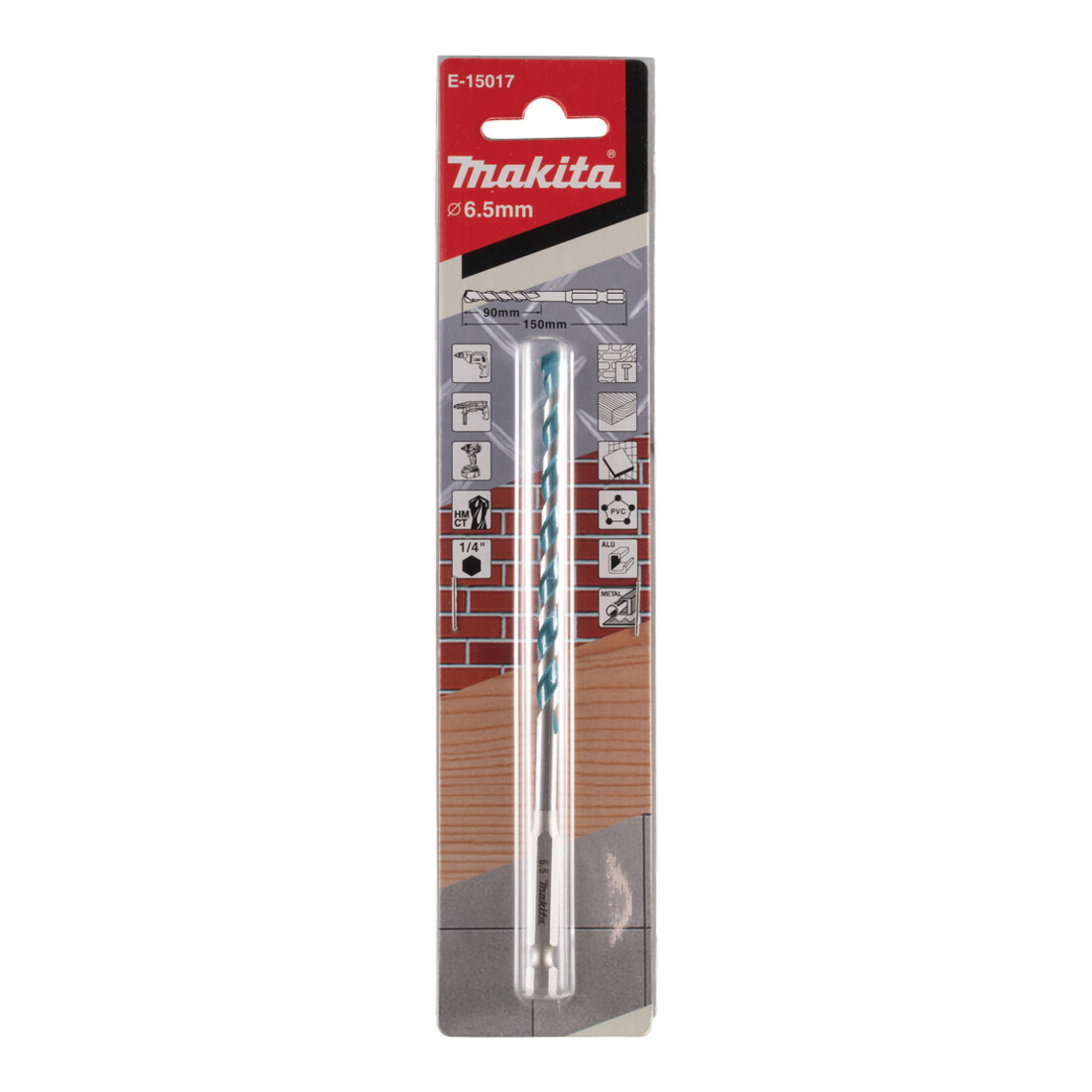 Makita Perceuse multiple 1/4" 6,5x150mm