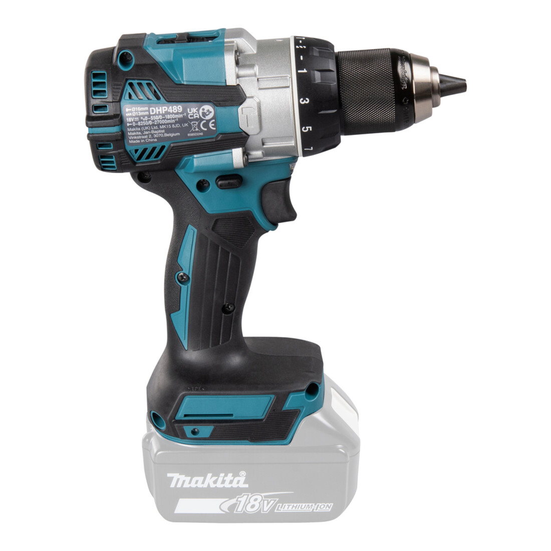 Makita Perceuse-visseuse à percussion sans fil 18V, 1800 tr/min, sans batterie