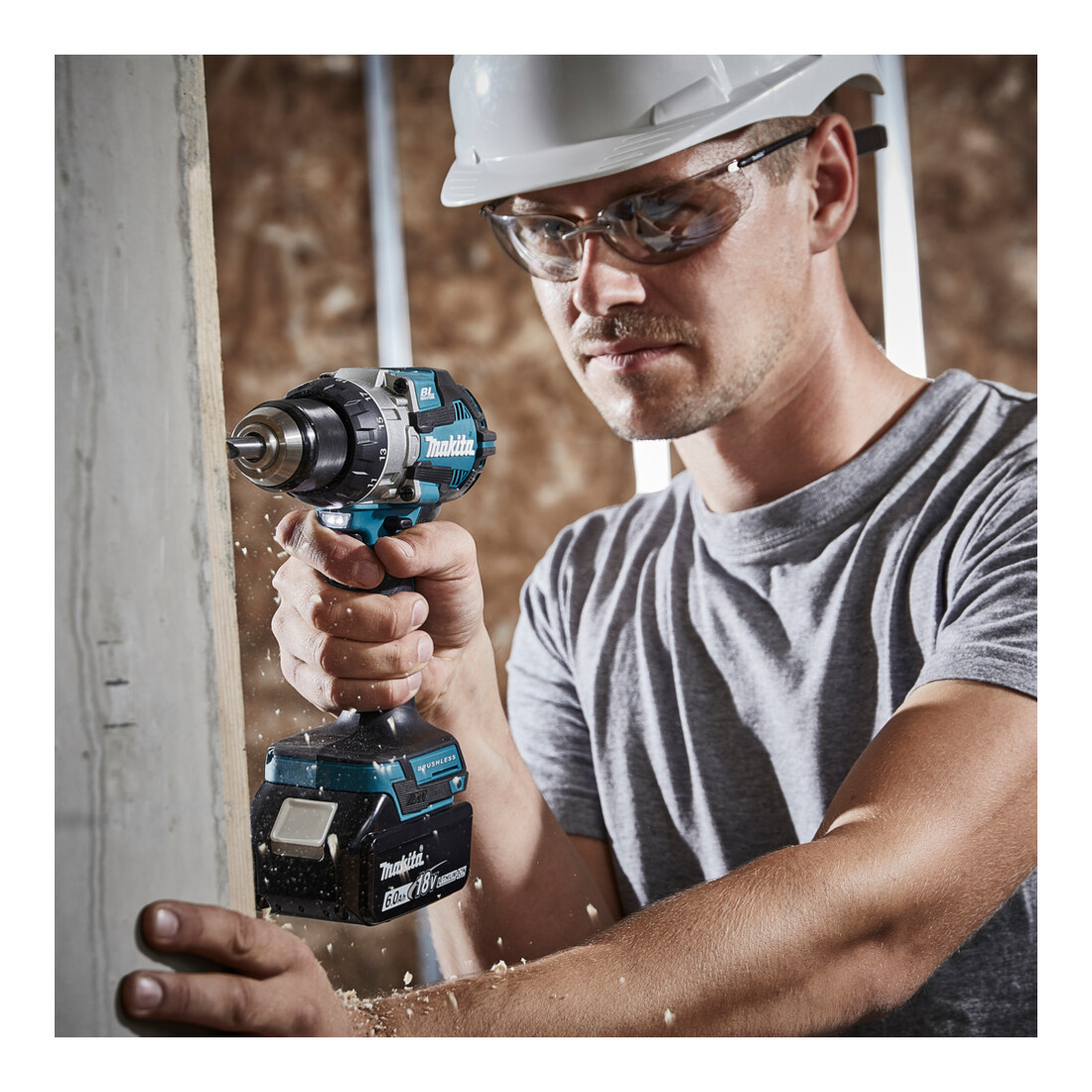 Makita Perceuse-visseuse à percussion sans fil 18V, 1800 tr/min, sans batterie