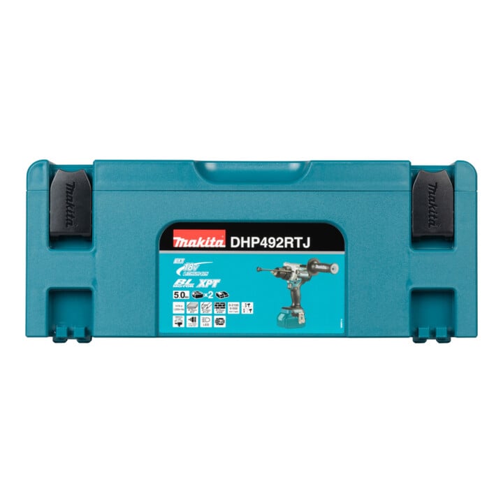 Makita Perceuse-visseuse à percussion sans fil 18V 5,0 Ah 2 batteries Chargeur MAKPAC