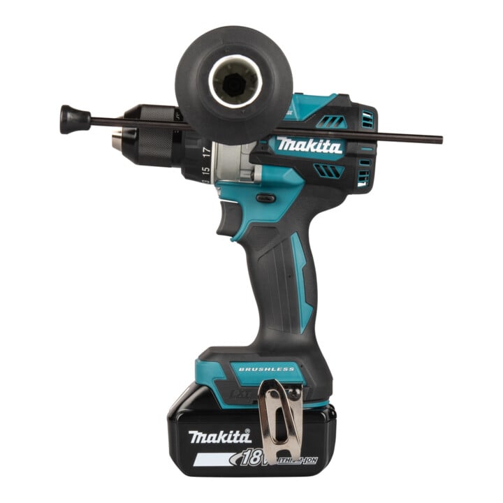 Makita Perceuse-visseuse à percussion sans fil 18V 5,0 Ah 2 batteries Chargeur MAKPAC