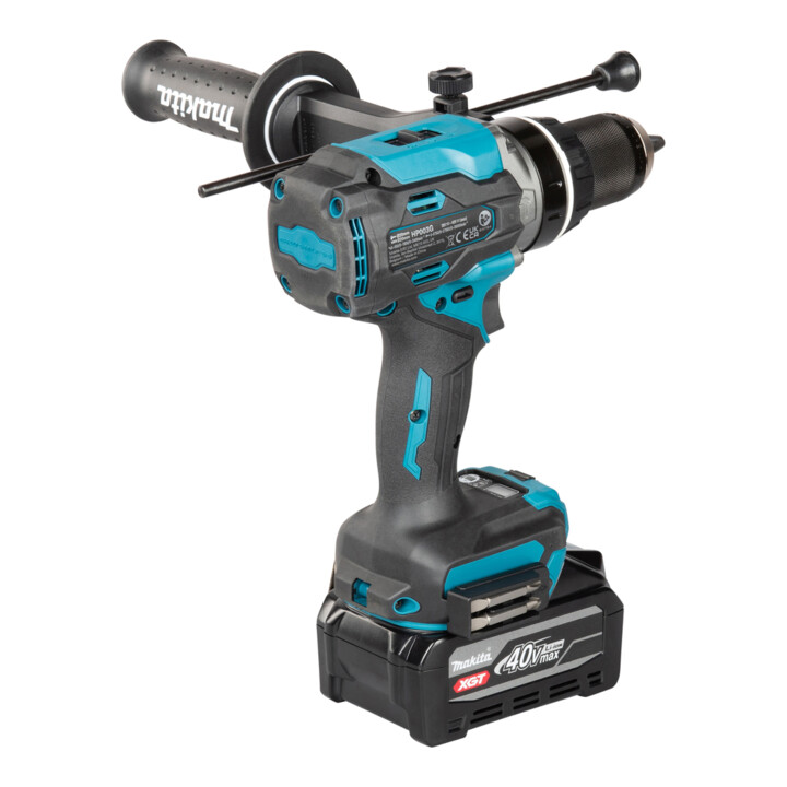 Makita Perceuse-visseuse à percussion sans fil 40V max. 4,0 Ah 2 batteries Chargeur MAKPAC