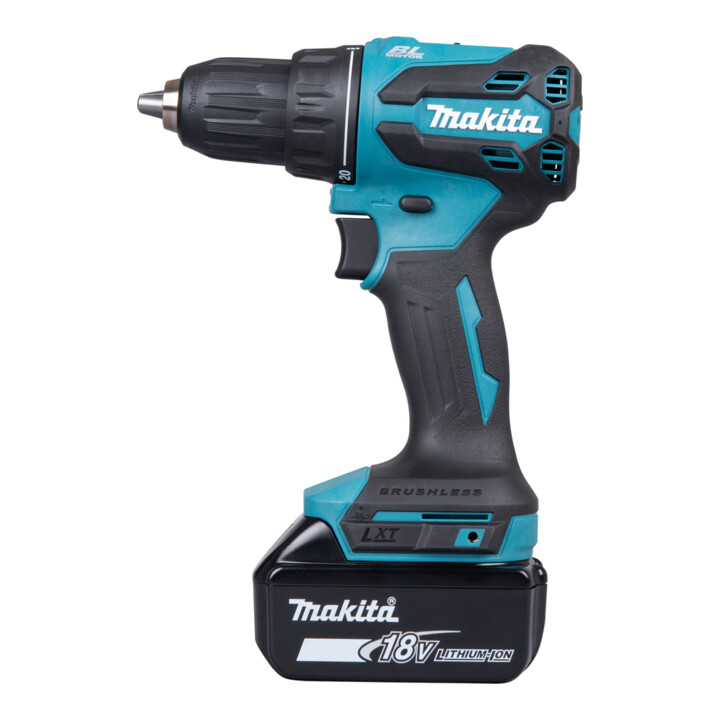 Makita Perceuse-visseuse sans fil 18V 3,0 Ah 2 batteries Chargeur MAKPAC