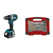 Makita Perceuse-visseuse sans fil DDF484RTJ 18V / 5Ah avec set d’accessoires 100 pièces-1