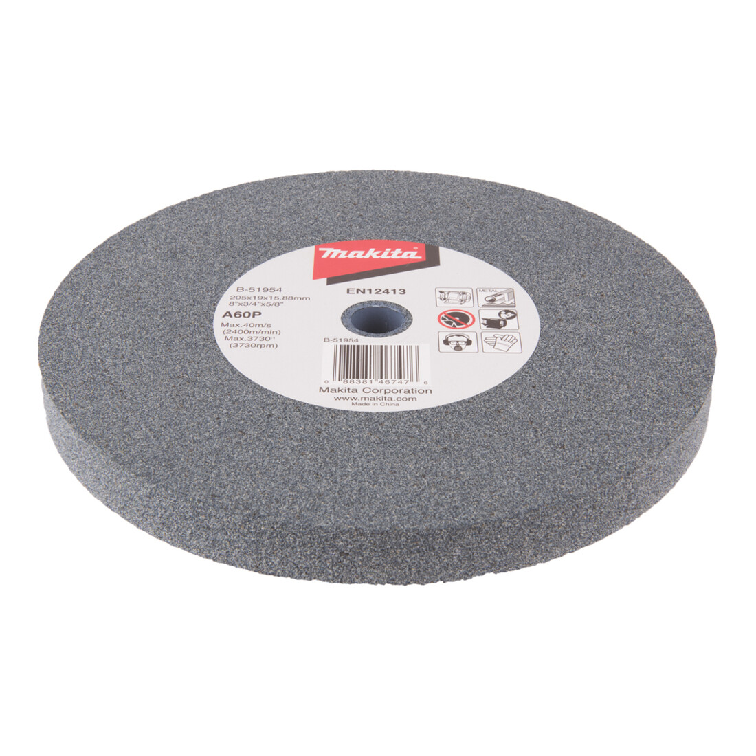 Makita Pietra abrasiva A60P 205x19x15,88