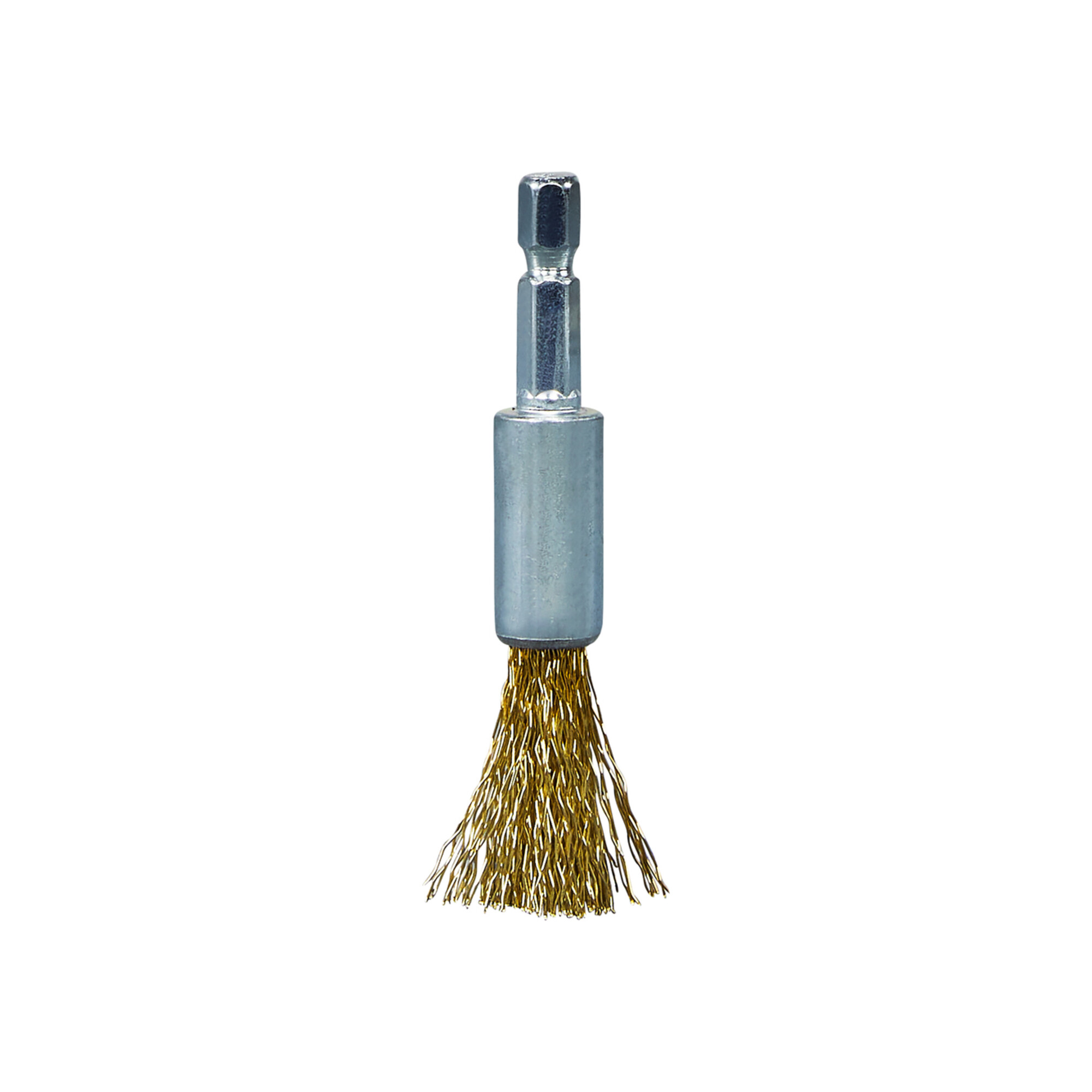 Makita Pinselbürste Ø 12 mm, gewellt, verzinkt, 1/4"-Sechskant