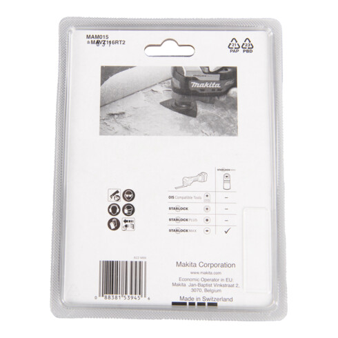Makita Plaque delta HM 116 MAM015