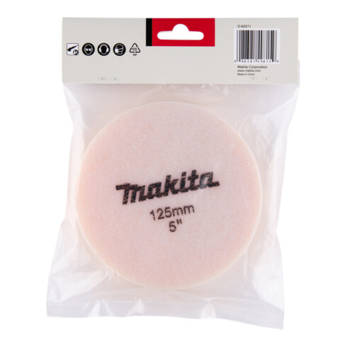 Makita polijstspons 125 mm D-62511