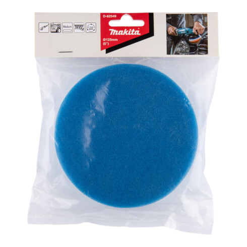 Makita polijstspons 125 mm D-62549