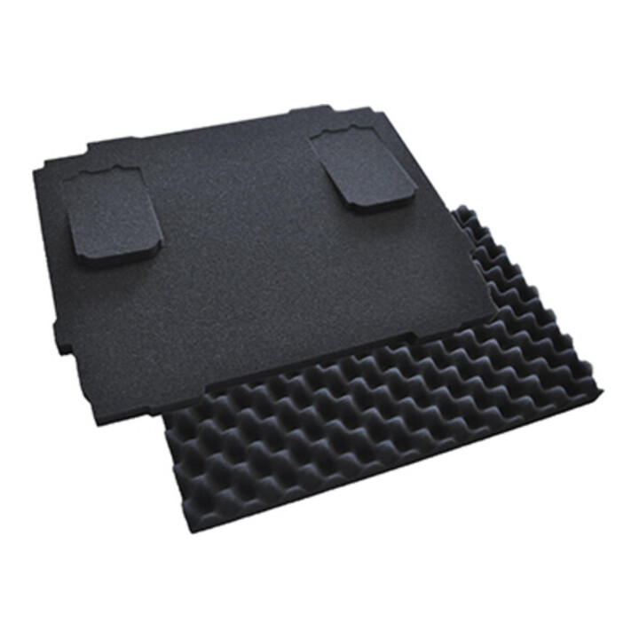 Set Makita: MAKPAC Gr. 2 + Gr. 3 + Polster-Set 20 mm 2-tlg. für Werkzeugkoffer