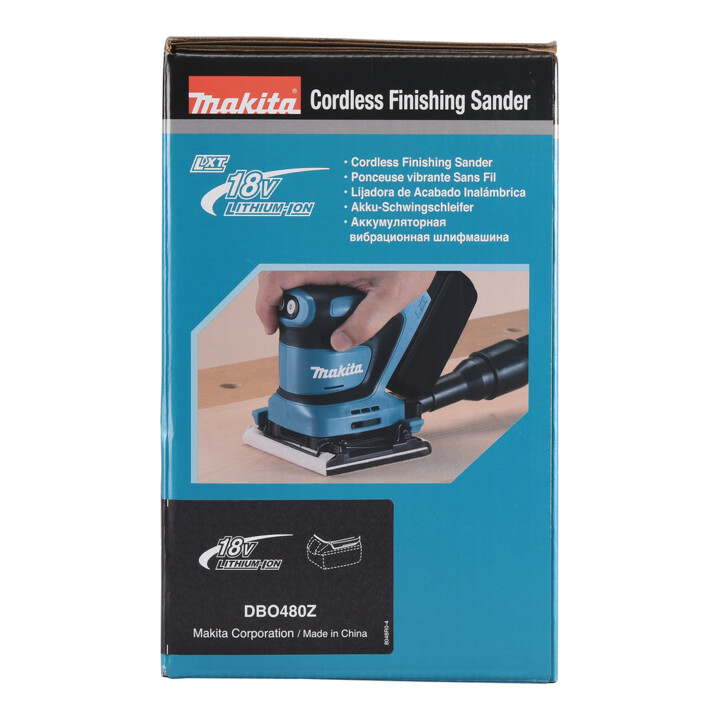 Makita Ponceuse vibrante sans fil 18V (sans batterie, sans chargeur)