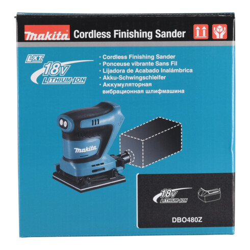 Makita Ponceuse vibrante sans fil 18V (sans batterie, sans chargeur)