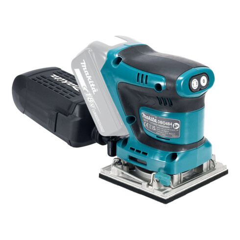 Makita Ponceuse vibrante sans fil DBO484Z, 18V, 112x102 mm, 14 000 tr/min