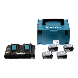 Makita Power Source Kit 4x 4,0 Ah 197503-4 mit Doppelladegerät