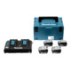 Makita Power Source Kit 4x 4,0 Ah 197503-4 mit Doppelladegerät-1