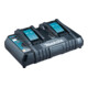 Makita Power Source Kit Li 18 V mit Akku-Winkelschleifer 18 V DGA504Z, 4x Akku BL 1830B uvm.