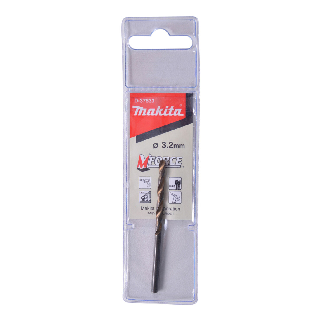 Makita Punta per trapano HSS M-FORCE 3,2x65mm D-37633