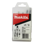 Makita Punte per trapano per legno/metallo 5pz. SDS+