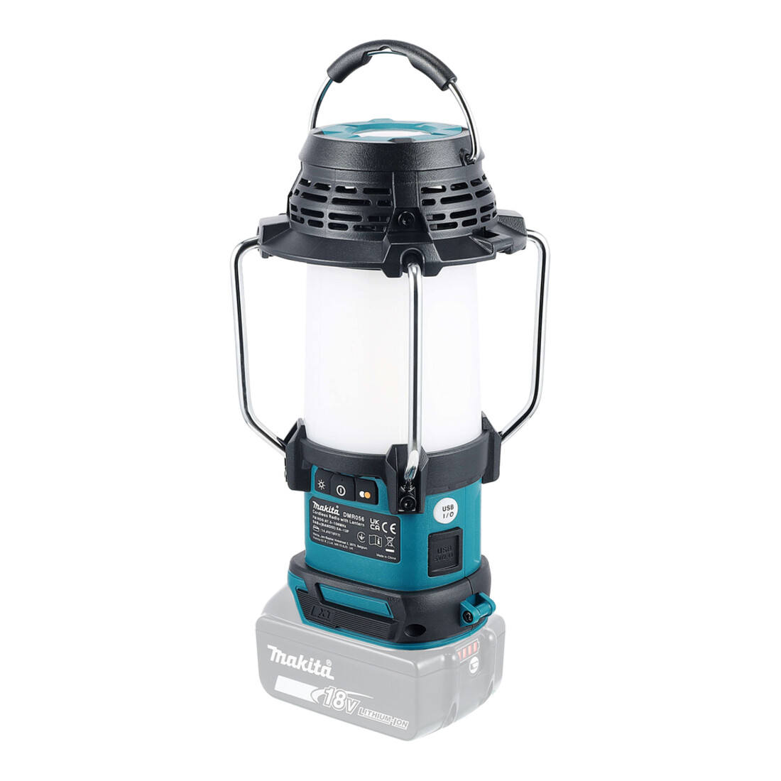 Makita Radio sans fil 18V avec lanterne (sans batterie, sans chargeur)