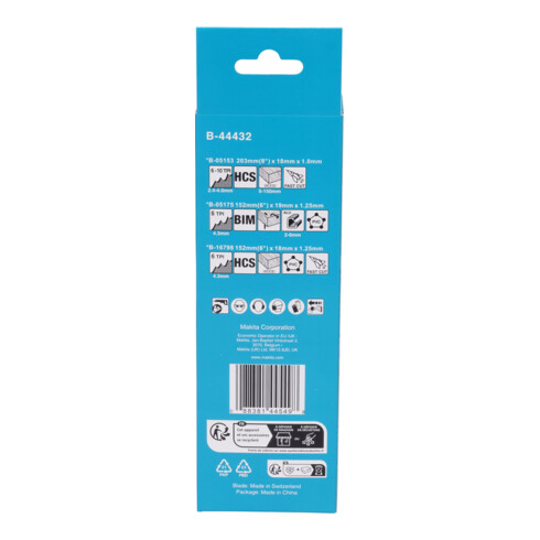 Makita Reciproblatt Sortiment A B-44432
