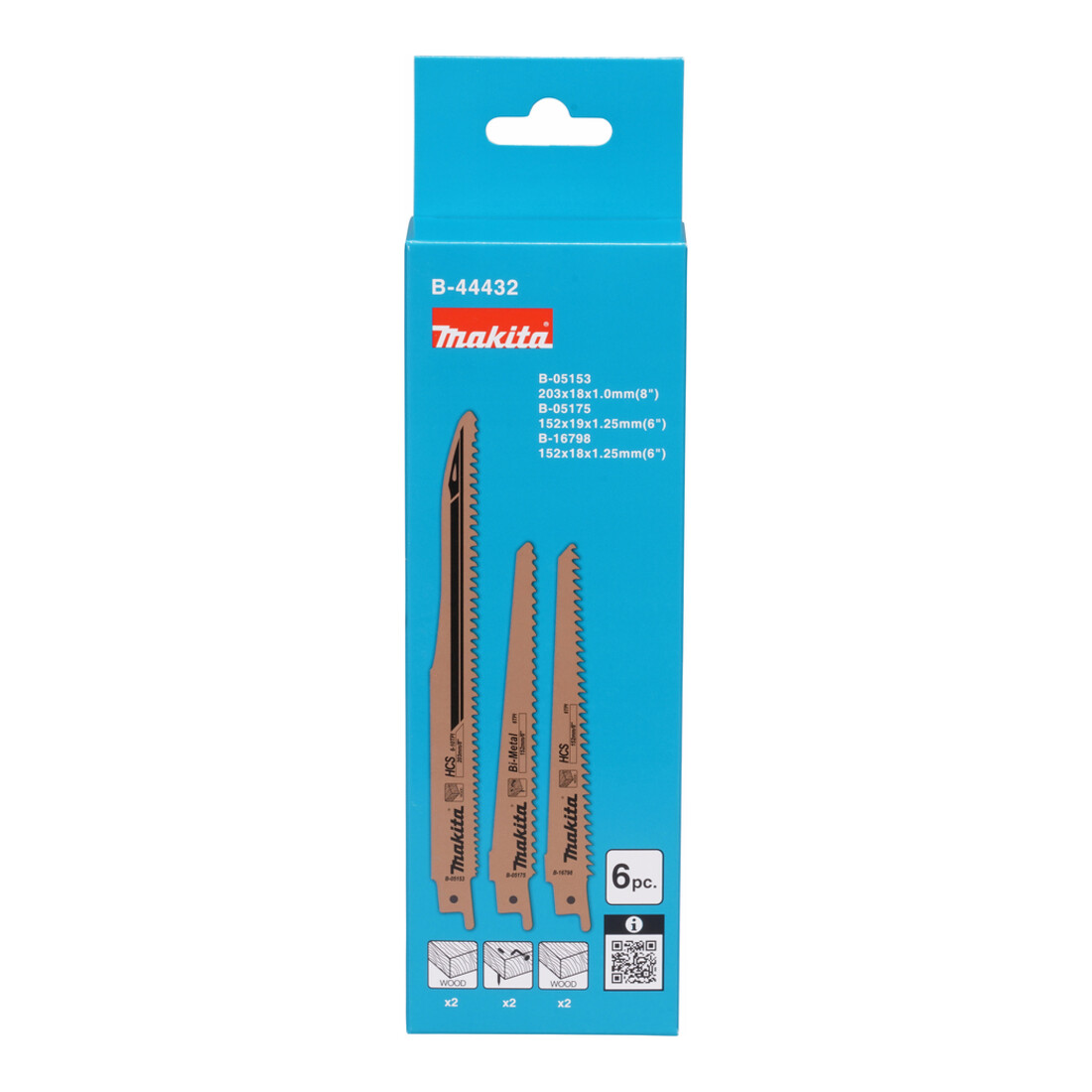 Makita Reciproblatt Sortiment A B-44432