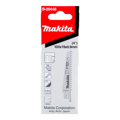 Makita reciprozaagblad Bi 100/6Z (B-20448)