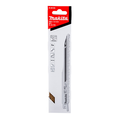 Makita reciprozaagblad HCS