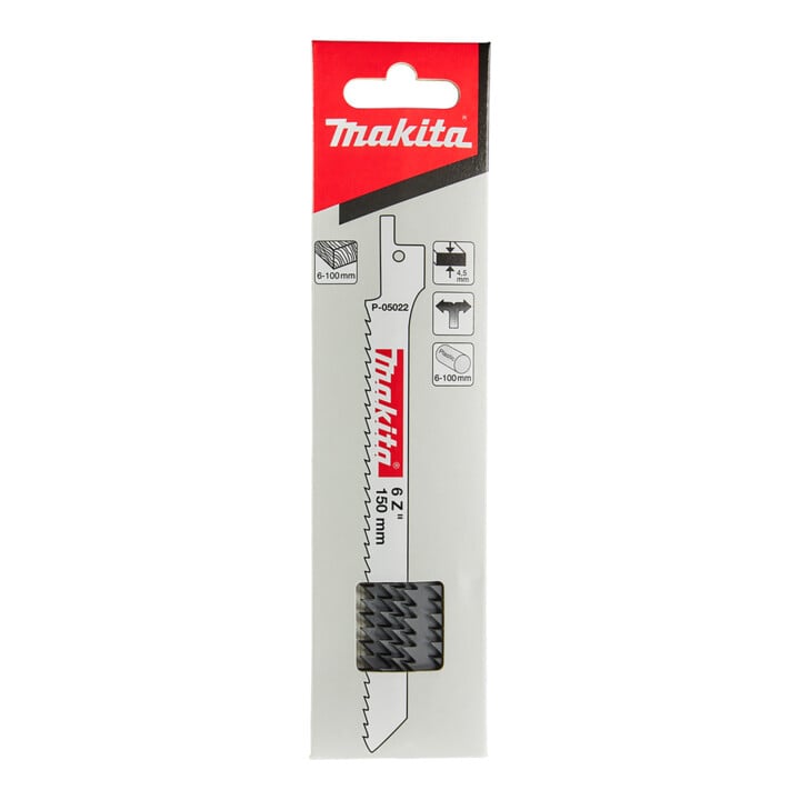 Makita reciprozaagblad HSS 150mm 6Z (P-05022)