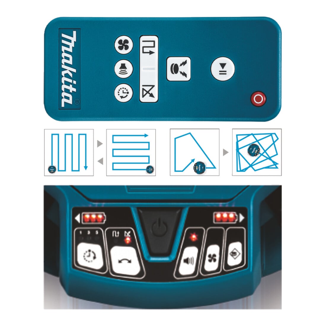 Makita Robot aspirapolvere a batteria 18V DRC200Z