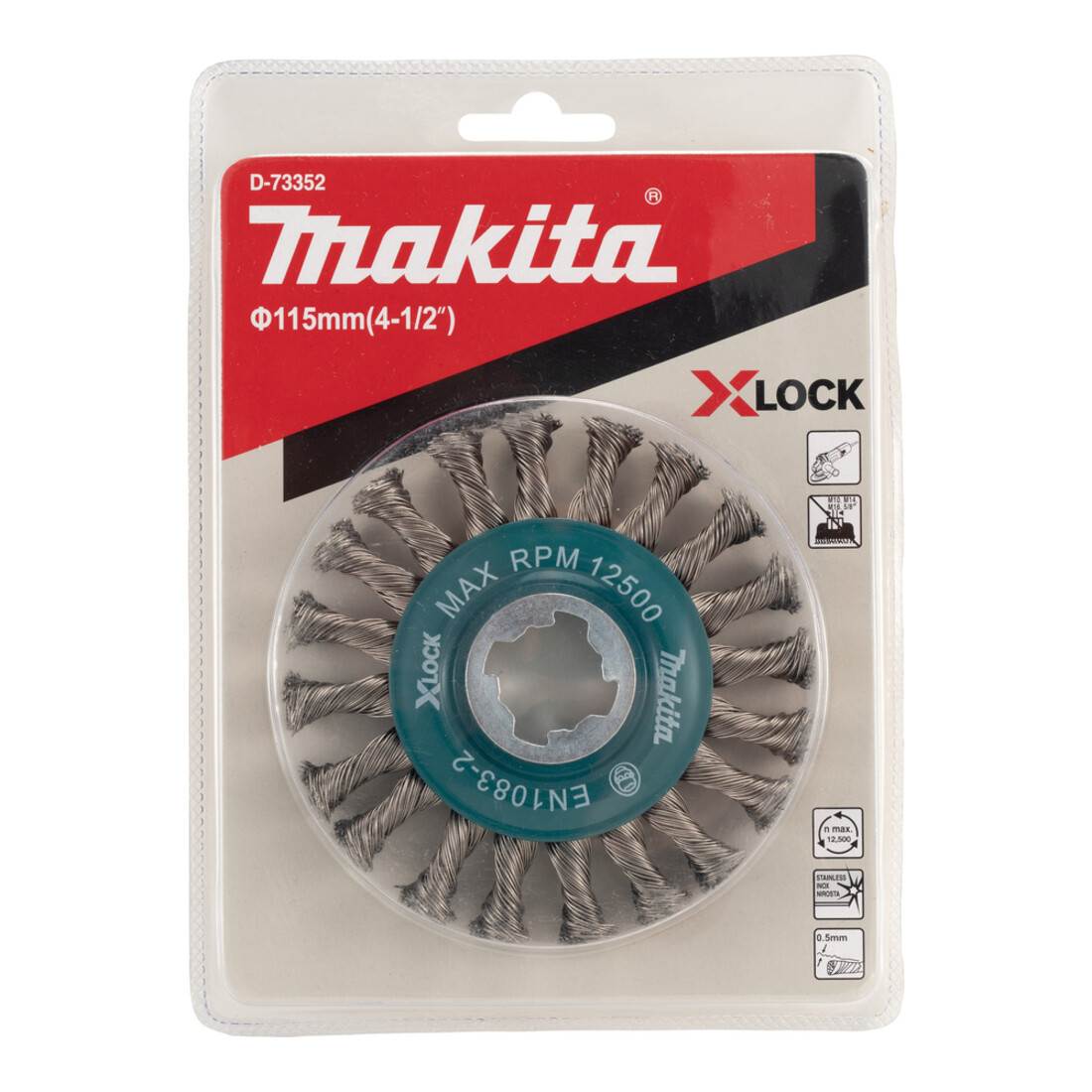 Makita Rundb. 115mm VA X-Lock