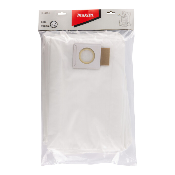 Makita Sac filtrant 6 l pour VC008G, VC009G, DVC660, DVC665