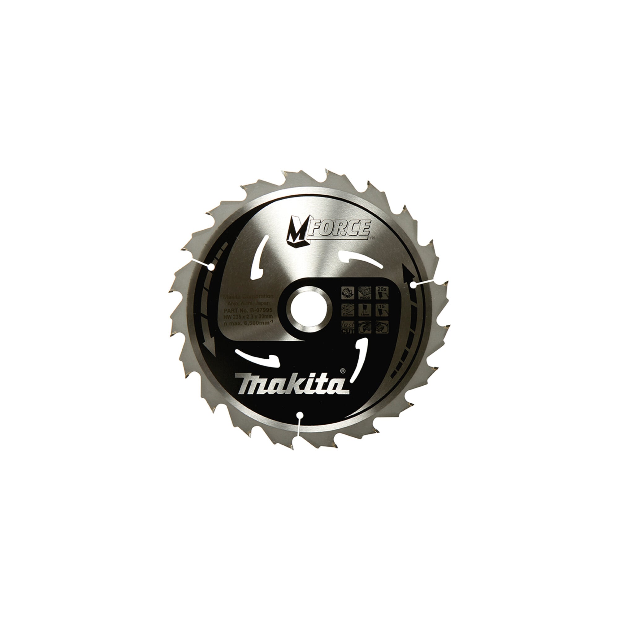 Makita Sägebblatt M-FORCE 180x30x16Z