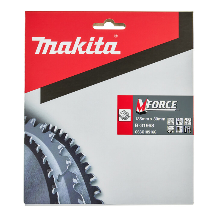 Makita Sägebblatt M-FORCE 185x30x16Z